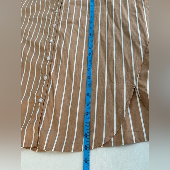 J Jill Oversized 100% Cotton Button Down Shirt Size Medium (runs large!) - Picture 8 of 8